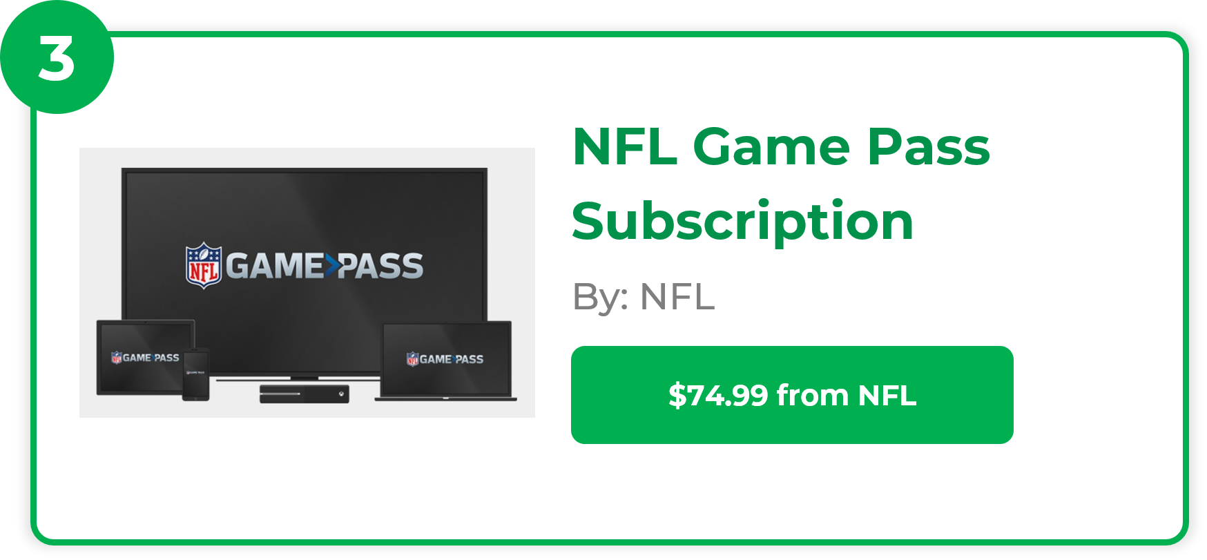 NFL Game Pass Subscription - NFL