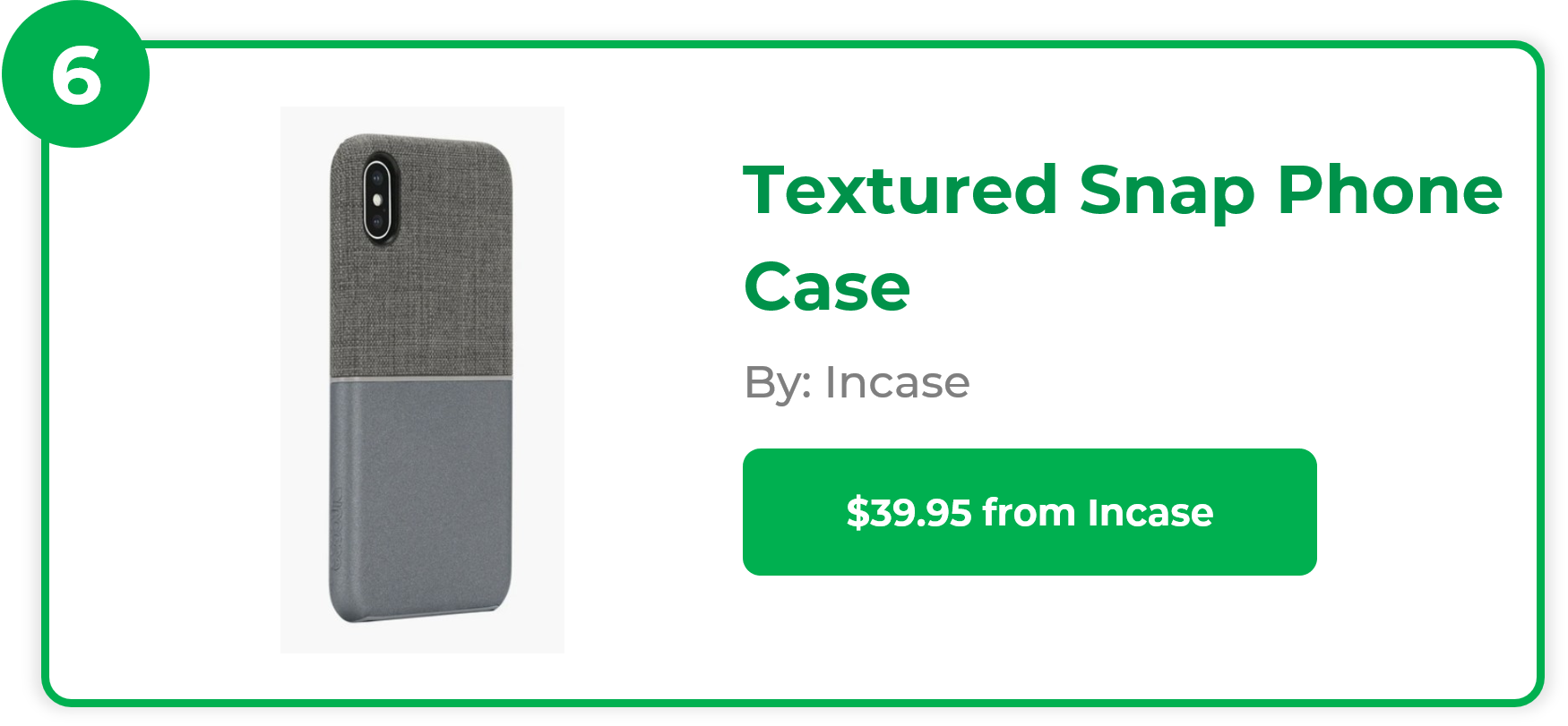 Textured Snap Phone Case - Incase