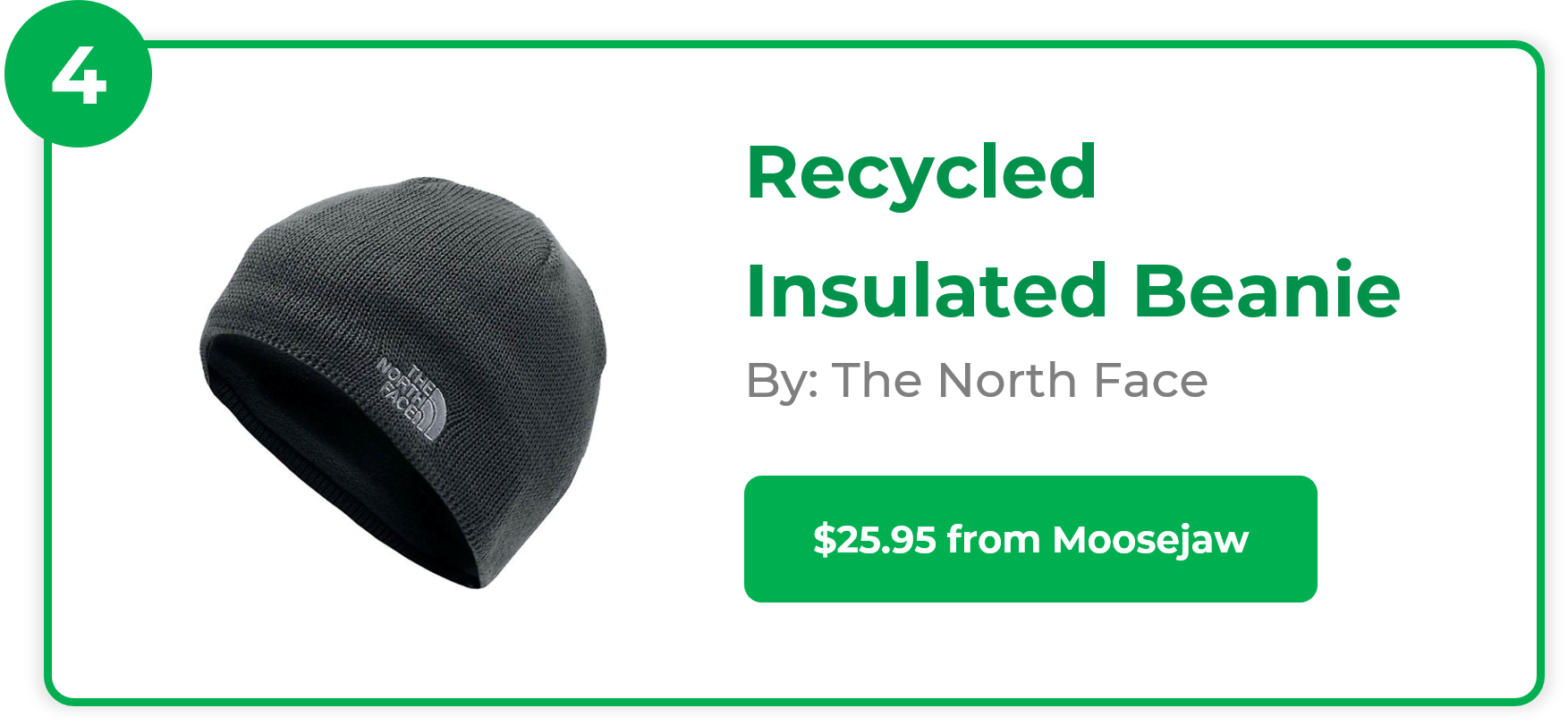 Recycled Insulated Beanie - The North Face