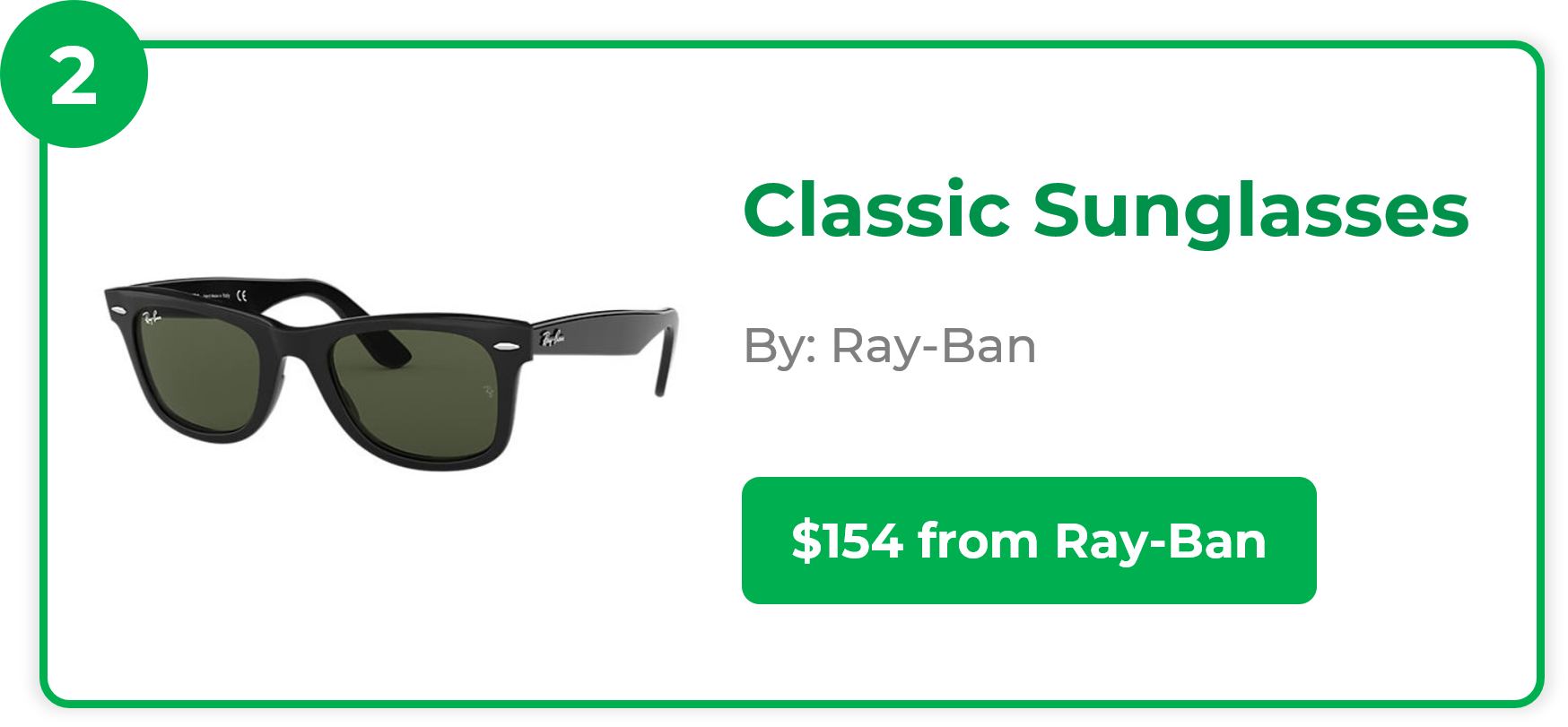 Classic Sunglasses - Ray-Ban