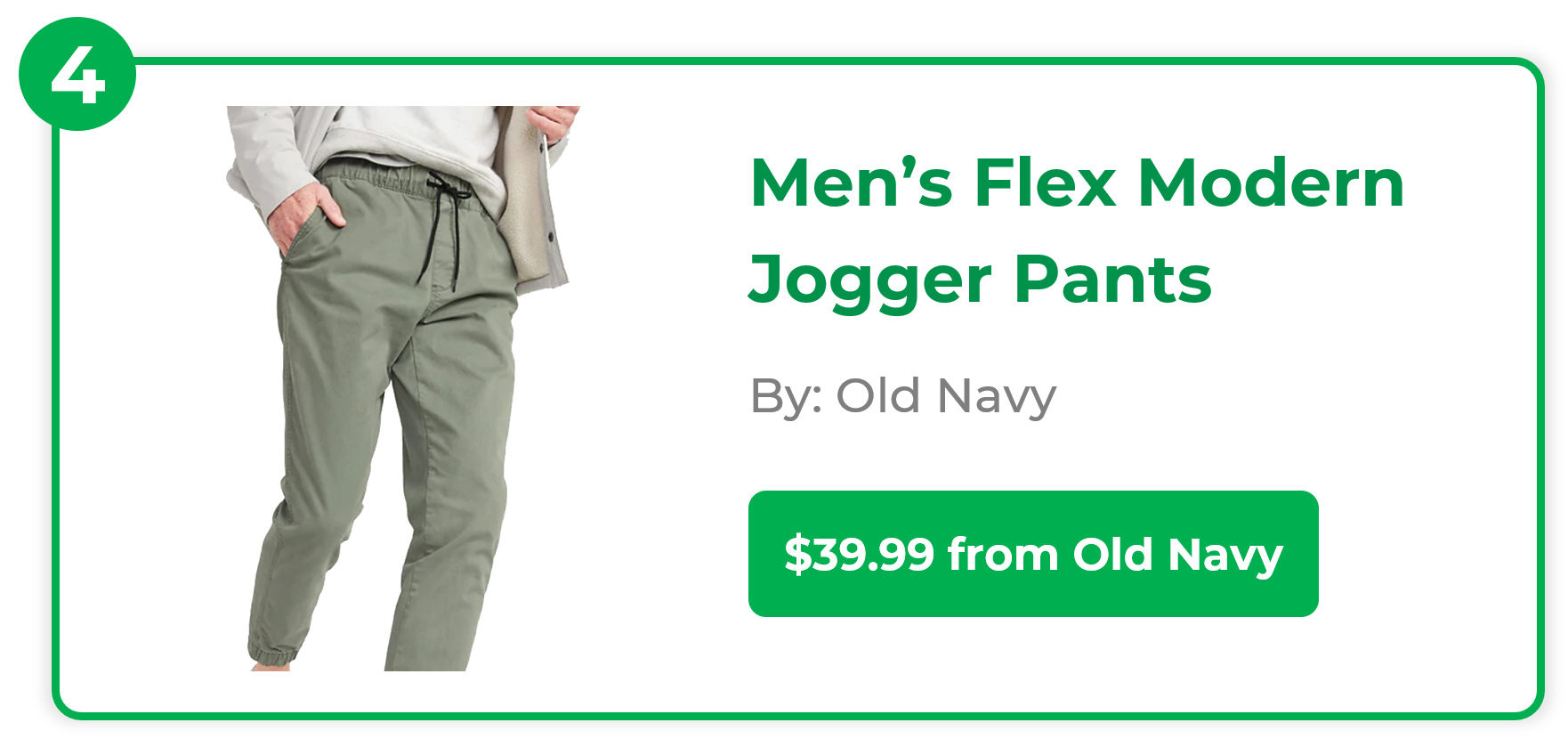 Men’s Flex Modern Jogger Pants - Old Navy