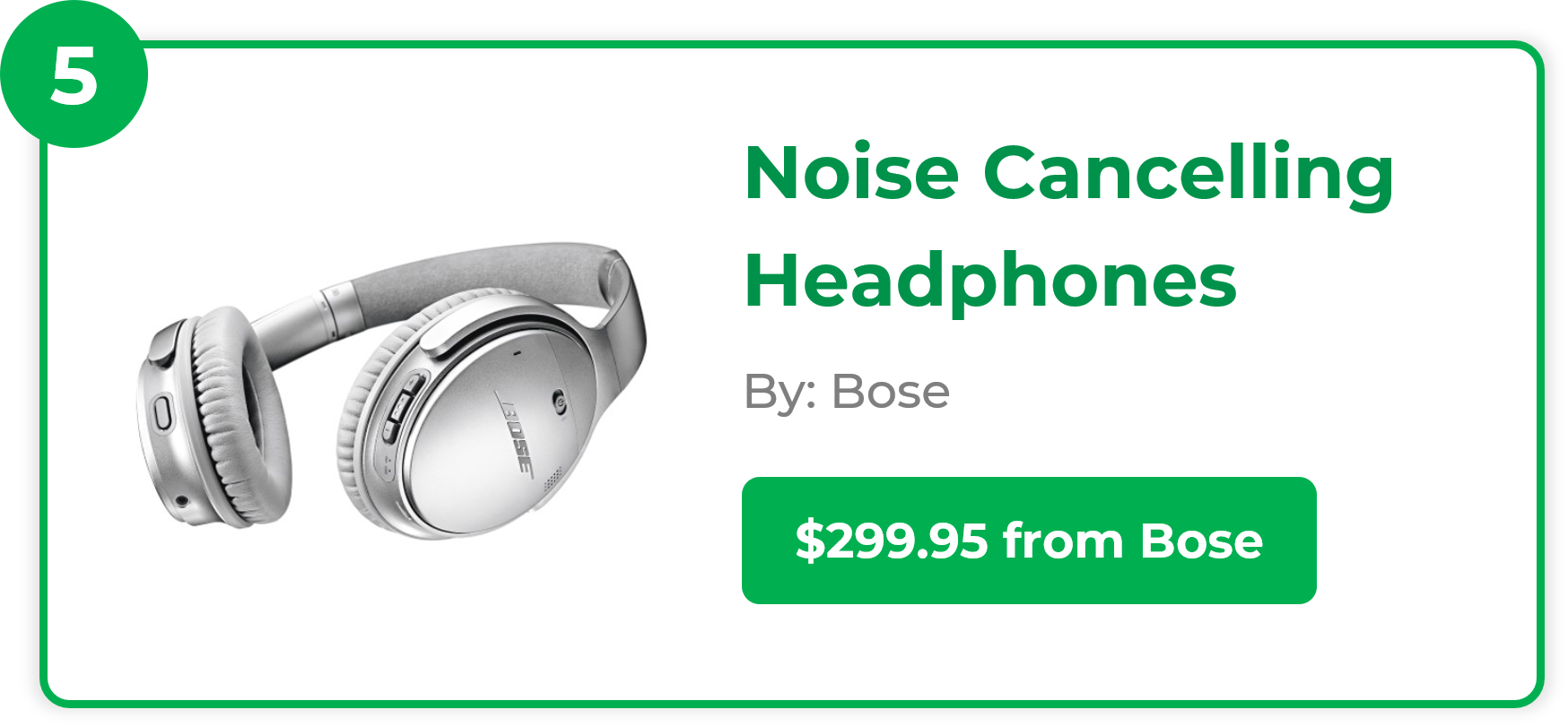 Noise Cancelling Headphones - Bose