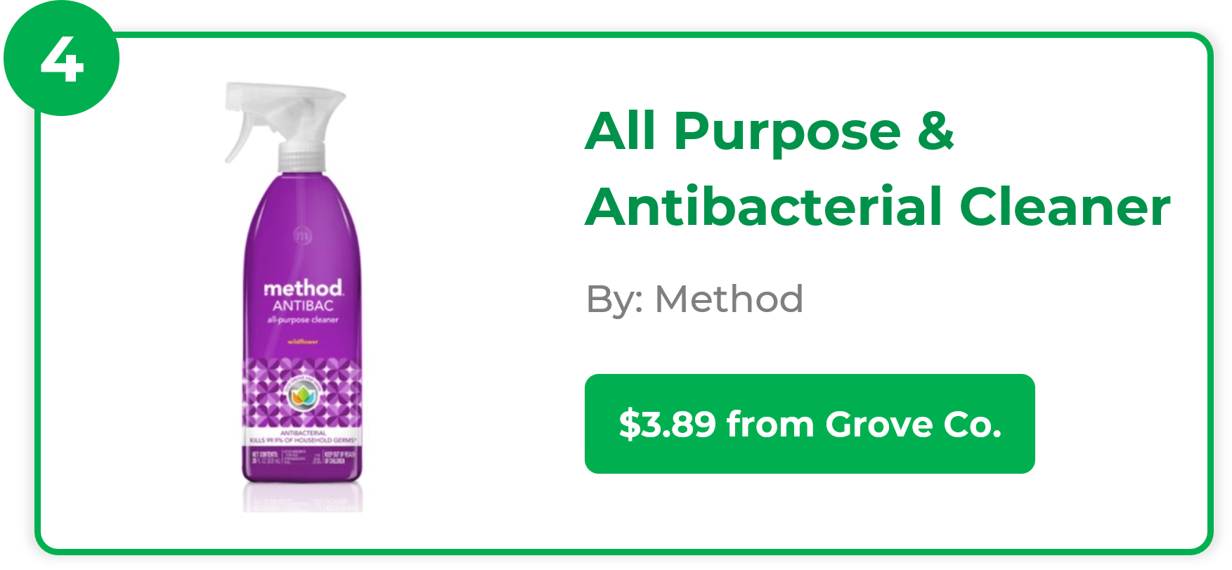 All Purpose & Antibacterial Eco Cleaning Product - Method